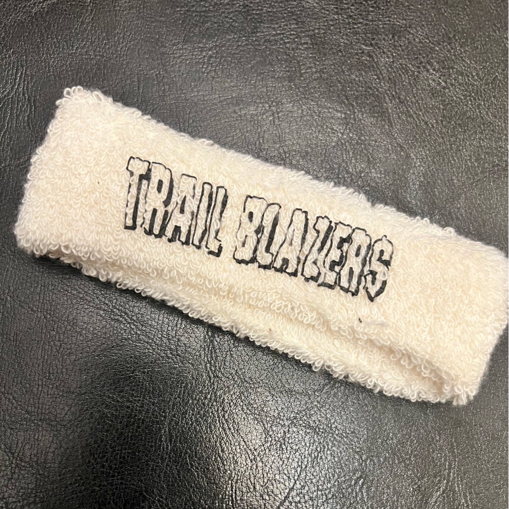 Portland TrailBlazers Vintage NBA Basketball rip city 70s headband wristband